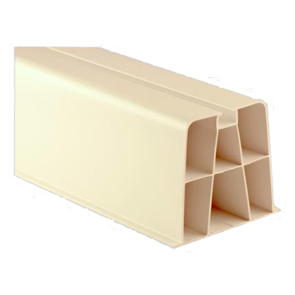 14" Hef-T-Block, White, Pack of 2